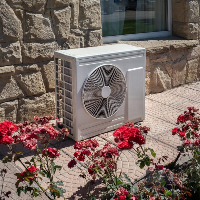 air source heat pump outdoor unit